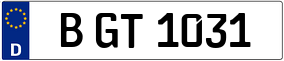 Truck License Plate